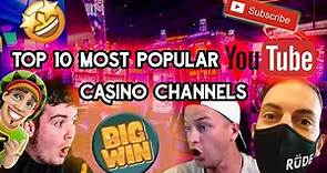 Top 10 Casino Channels on YouTube of 2020 🤩 Slots, Live Dealers & More 💯