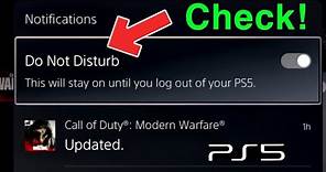 PS5 How to CHECK Notifications!