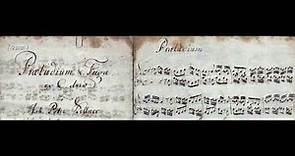 Johann Peter Kellner (1705-1772) Präludium con Fuga ex C dur. Organ interpretation