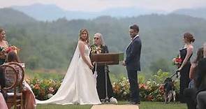 Lucy and Quinn's Full Wedding Ceremony at The Ridge in Marshall, North Carolina