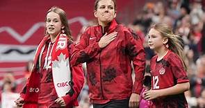 Christine Sinclair honoured in ceremony before playing final match for Canada