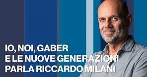 Io, noi, Gaber e le nuove generazioni parla Riccardo Milani - Timeline 22/10/2023