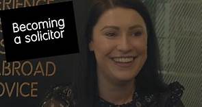 Becoming a solicitor - Sarah Jennings