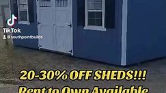 Protect what you've worked hard for with a shed from us - now at unbeatable prices! #shed #madeinohio #chillicothe #chillicotheohio #storage #storageideas #backyardstorage #barn #utilityshed #loftedbarn #playhouse | Central Ohio Buildings & Sheds
