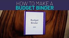 How To Create A DIY Budget Binder