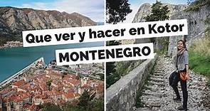 10 Cosas Que Ver y Hacer en Kotor, Montenegro Guía Turística