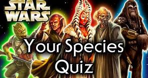 Find out YOUR Star Wars SPECIES! (UPDATED) - Star Wars Quiz