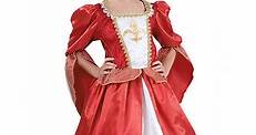 Disfraz de reina medieval elegante para niña: Disfraces niños,y disfraces originales baratos - Vegaoo