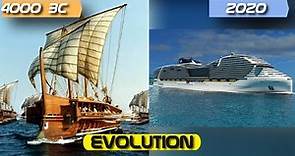EVOLUTION OF SEA TRAVEL - SHIPS from 4000 BC to Present