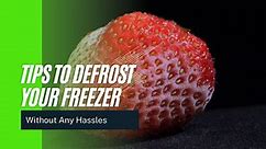Tips to Defrost Your Freezer Without any Hassles
