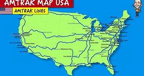 Amtrak map USA: Understand America's train routes