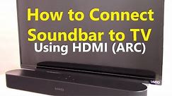 How to Connect Soundbar to TV using HDMI ARC