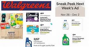 Household Week at Walgreens - Walgreens Weekly Ad Preview 11/26 - 12/2