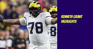 Kenneth Grant Michigan Football highlights