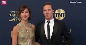 Benedict Cumberbatch and Sophie Hunter loved up at SAG Awards