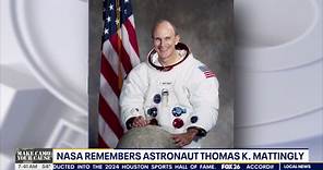 Apollo astronaut Thomas K. Mattingly II dies