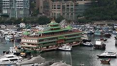 Hong Kong's iconic floating restaurant towed away