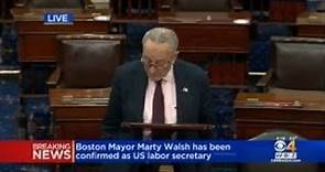 Boston Mayor Marty Walsh Confirmed By Senate As US Secretary Of Labor
