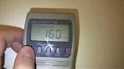 Measuring Freezer Power Usage with the Kill-A-Watt Meter