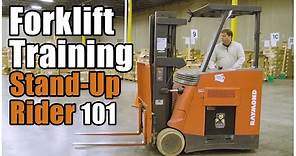 How to Operate a Forklift | Stand-Up Rider Training