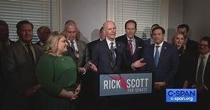 Senator Rick Scott Makes Campaign Announcement