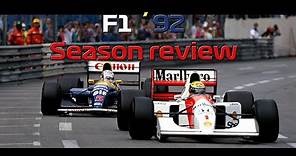 Formula 1 Season Review 1992 HD
