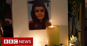 Tributes to Sabina Nessa at London vigil - BBC News