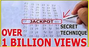 Secret Lottery Strategy to win the Jackpot and Consolation Prizes!