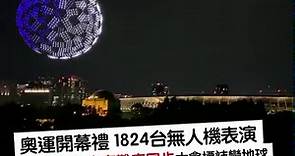 回看精彩一刻：7月23日奧運開幕禮 1824台無人機表演 東京上空高難度同步