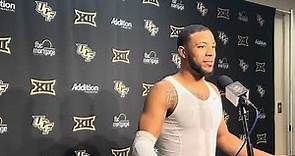 UCF Men's Basketball Darius Johnson Postgame (Vs #3 Kansas)