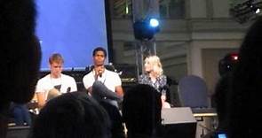Evanna Lynch, Alfie Enoch and Robbie Jarvis about their first day on set