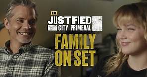 Justified: City Primeval | Shaping the Story: On Set with the Olyphant Family