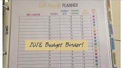 2018 Budget Binder!
