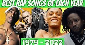 Best Rap Songs Of Each Year (1979 - 2022)