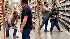 'Arizona man pulls a hilarious scare prank in a Home Depot store *EPIC REACTION*'
