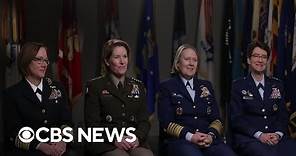 Norah O'Donnell interviews female 4-star generals and admirals | "Person to Person"