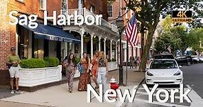 Walking Sag Harbor, New York [4K] : Sag Harbor New York | Main Street