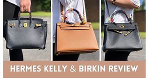 Hermes Kelly Sellier, Kelly Retourne or Birkin? Hermes Review and Handbag Collection Comparison.