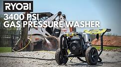 RYOBI 3400 PSI Gas Pressure Washer