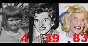 Eunice Kennedy from 1 to 88 years old