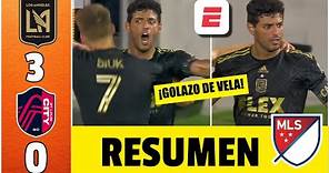 ESPECTACULAR GOLAZO DE CARLOS VELA en victoria de LAFC 3-0 a St Louis City SC | RESUMEN | MLS