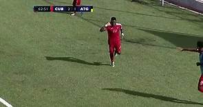 ⚽ ¡GOL de Cuba! 🇨🇺 'Hat-trick' de Aricheell Hernández que da a Cuba ventaja de 3-1 | #CNL22