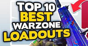 Warzone Top 10 BEST LOADOUT + CLASS Setups (Call of Duty Warzone Tips)