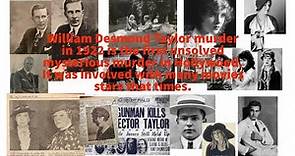 First unsolved Hollywood Murder:The Case of William Taylor in 1922 #documentary #truecrime