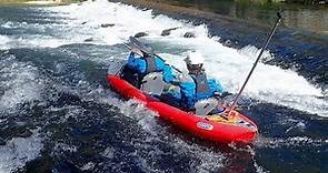 Kayak gonflable Thaya biplace - Rivière Loue Mouthier à Vuillafans