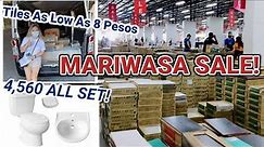 Warehouse Sale! BILI NG TILES AT CANVASS NG KITCHEN & BATHROOM FIXTURE (Sobrang Mura!)