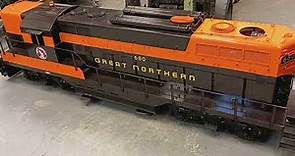 Backyard Train Co EMD GP-9 Great Northern #680 1.6" scale 7.5" gauge