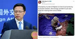 澳洲總理怒要中國道歉 趙立堅反將「假照片」高調置頂