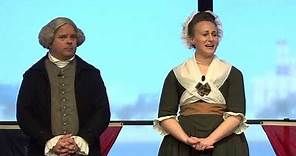 President John Adams and First Lady Abigail Adams at the JFK Library