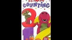 Barney: It's Time For Counting 1998 VHS